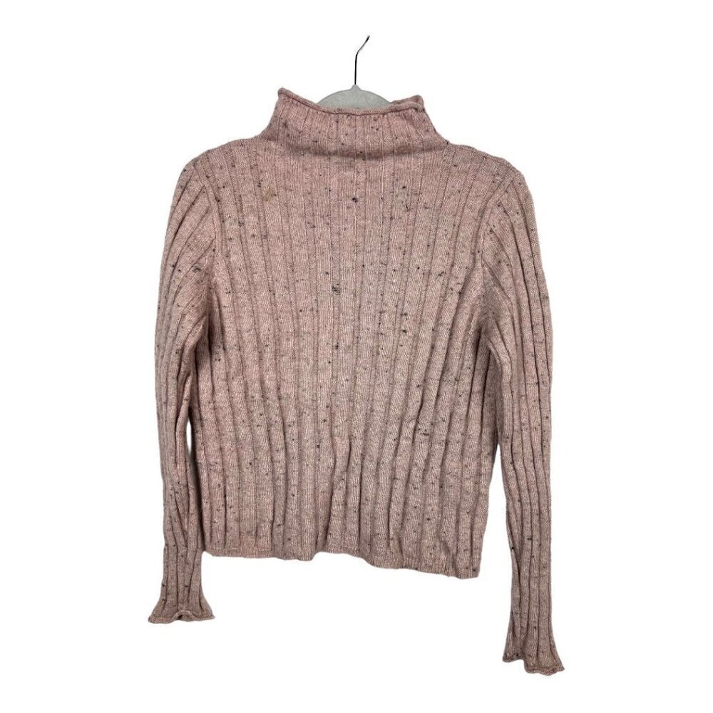 Madewell mock neck wool‎ pink sweater